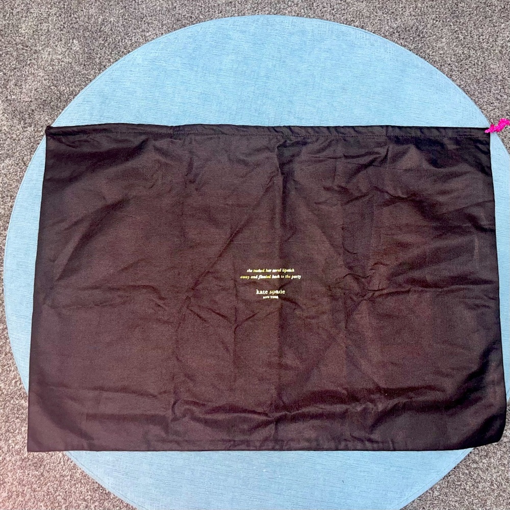 Kate Spade large drawstring dust bag